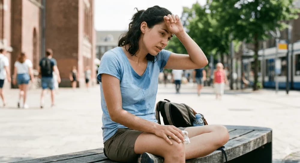 Übermäßiges Schwitzen